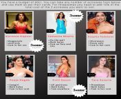 Date an actress - budget 50 crore (Kareena, Tamanna, Deepika, Pooja, Kriti Sanon, Tara) from kriti sanon latest stills 28 jpgiss pooja