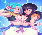 Bulma &amp; Chi-Chi (Kajin) [Dragon Ball] from nina li chi twins dragon
