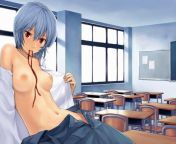 School Rei at the End of the School Day [Evangelion] from school day hentai sex
