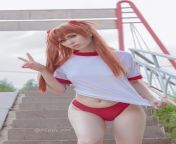 Asuka in sportswear (cosplay by Peppy_cos) from asuka xx