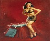 I Must Be Going to Waist (Gil Elvgren) from nude gil