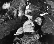 The death of Benito Mussolini occurred on 28 April 1945 when he was summarily executed by an Italian partisan in the small village of Giulino di Mezzegra in northern Italy. Benito Mussolini lies dead in Milans Piazza Loroto with his mistress, Clara Petac from ap 95 english sex videox bihar village blood