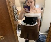 So i went to my first renaissance festival today... Ive had this for a while but today inspired me to try it on again. Ive always fetishized a hungry stomach on a thin girl being squeezed into a corset. I think Ill fast for a while on Tuesday til Im s from thin girl fuck