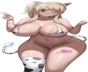 Lucy in cowprint bikini [Fairy Tail] from fucked lucy in