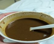 In the ER and ordered Black Bean soup from the cafe. They took the singular of Bean literally. There is but one bean. from alley bean