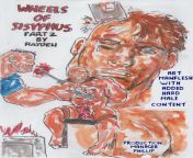 cover of the latest new version of Hayden&#39;s wheels of sisyphus part 2 by manflesh from the magic of dragons part 2 gorilka spike
