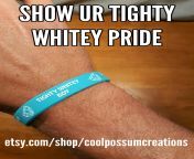 TIGHTY WHITEY BOY wristbands from tighty whitey boy