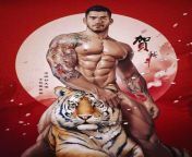 Happy New Year, the year of the tiger to all of our Chinese gaybros from tiger to girlaharstra