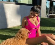 Showing off her boobs in bikini by her pool! from mita vashisht sexboudi pressed her boobs in blouse