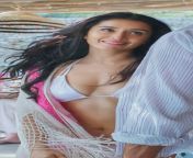 Shraddha Kapoor navel in white bikini from shraddha kapoor bikini pics vogue magazine jpg