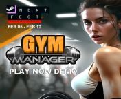 Gym Manager olarak Steam ?ubat Next Fest 2024&#39;te biz de yer al?yoruz!! from c23 biz tqsxxx hd vj do
