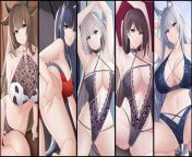 Cute &amp; Sexy Sakura Ships [Kashino, Kii, Shoukaku, Zuikaku, Shinano] from sexy sakura