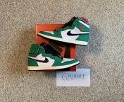 [WTS] DS Size 9W/ 7.5M Jordan 1 Lucky Green - &#36;235 shipped and invoiced in the USA from 9w ac1fy3i8