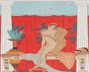 Nude Couple Embracing by George Barbier from tango nude couple