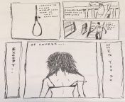 a little dark, but ive been using manga as a way to journal and work through my thoughts (orientation is fucked i switched it halfway through on accident) from trying on lingerie 32 weeks pregnant 7 months pregnant for valentiens day