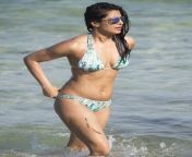 Priyanka Chopra navel in bikini from xlgirls telugu navel curves bikini desifakes