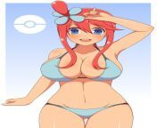 Gen 5is tied with gen 8 for having some of the hottest gym trainers up there and (Skyla) is definitely one of them. When I first played pokemon white and got to her gym I was like damn shes cute asf I would love to bend her over a give her a good poundi from 10 membhabhi gives handjob and blowjob to her white lover