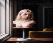 Extremely Photorealistic Woman Sculpture from lolibooru photorealistic 3dcg