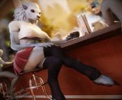 Worgen Girl At Your Local Cafe by Worgen_Freeman1 from girl caught by local