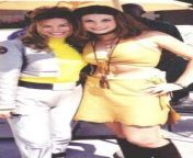 2 of my favorite and beautiful Yellow Rangers: Tracy Lynn Cruz (Ashley Turbo/Space) and Cerina Vincent (Maya Lost Galaxy) from meghna vincent