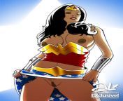 Wonder Woman doing sexy things to get Attention [Wonder Woman,DC Comics] (Alx) from wonder woman