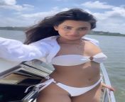 Sanchi Rai naveln in a bikini from priya rai fucked in a boat