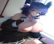 Tenryuu showing her huge tits from 3d huge tits hentai