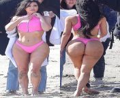 You see Kim in this bikini on the beach wyd from skinny izabel goulart poses in red bikini on the beach in st barts 38 jpg