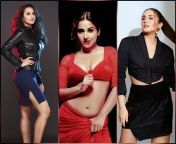 [Sonakshi, Vidya, Huma] 1) Rip her clothes and pin her against the wall while you fuck her ass 2) She very slowly grinds you cowgirl and you both cum together 3) Worship her body and makeout before she finishes you off with a blowjob from sonakshi sing sexx fuckw bollywood shilpa