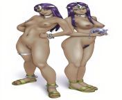 Maya and Meena posing nude [Dragon Quest IV] (irotsuya) from maya poprotskaya ls model nude