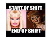 Start of shift vs end of shift from end of shift fart inflation