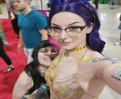 TheDXSCO and IvyMinxxx at Exxxotica Miami 2021 (cam peeps unite!!) from sheri taliani in fetish feet and armpit at exxxotica new york