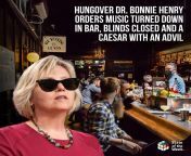 Hungover Dr. Bonnie Henry Orders Music Turned Down In Bar, Blinds Closed and a Caesar With an Advil from the henry stickmin collection4