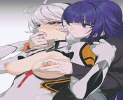 Be a good kiana and I’ll give you a reward (kiana x mei) there are more images if you go to the link from kiana 慧骃