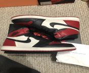 [WTS] Nike Air Jordan 1 Bred Toe size 10.5 (8.5/10 condition) (&#36;280 shipped) from 10 5