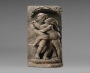 Loving Couple Mithuna 13th century India Orissa [960x1200] from orissa schoo