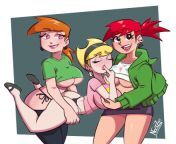 Frankie Foster, Vicky &amp; Mandy (Noctz) [Fosters Home for Imaginary Friends/ The Fairly OddParents/ The Grim Adventures of Billy &amp; Mandy] from the fairly oddparents sex jpg