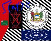 Flag of the Evil Satanic Hell Fuck Shit Murder Empire of Delaware from face fuck compilation murder