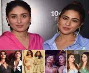 Sara ali khan is your girl friend and agrees to do a Threesome session with you and one of the following: 1) step mom-kareena. 2) Best friend- Jahnvi 3) Junior- Ananya 4) Senior-Alia 5) Step sister- Shradha. Whats your choice and why? from rahat fateh ali khan with bollywood actrees