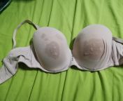 Came on mom&#39;s nude bra and purple bra(pt1) from naked aunty bra and