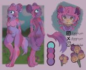 Draw a reference sheet of your fursona or furry oc for 7&#36; from fake furry citra