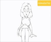 Ophelia fart animation from minecraft girl fart animation
