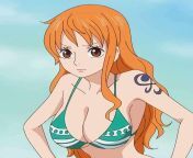 Who like Pictures from the Anime more than Fanart in this case Nami (One Piece) from nami one piece bath