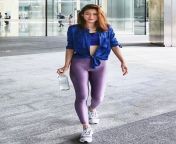 Malaysian babe with a purple leggings from malaysian actreesnce