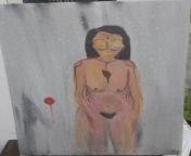 Pintura de mujer indgena de artista desconocido (censurada por si las moscas) from si 33 comn 10 cartoon
