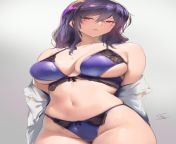 Rin showing off her undies [Senran Kagura] (yaegashinan) from belly inflation senran kagura