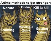 Naruto vs Boku no hero academia vs kill la kill from naruto vs message