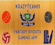 Play Fantasy Cricket League Online &amp; Win Real Cash Daily At KrazyTeam11 Play fantasy cricket league online at India&#39;s best fantasy cricket app - FSL11. Download the No.1 fantasy #sports league App Krazyteam11 and win cash daily Ye Khel Hai Champio from cricket vedeo fights