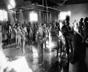 Miners in South West Africa taking a shower (South West Africa 1968) [2867x1885] from wwwx cipmxx brackx africa