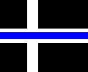 A Flag for the Swedish Police in style of the thin blue line from vellamawife police dress style hot video